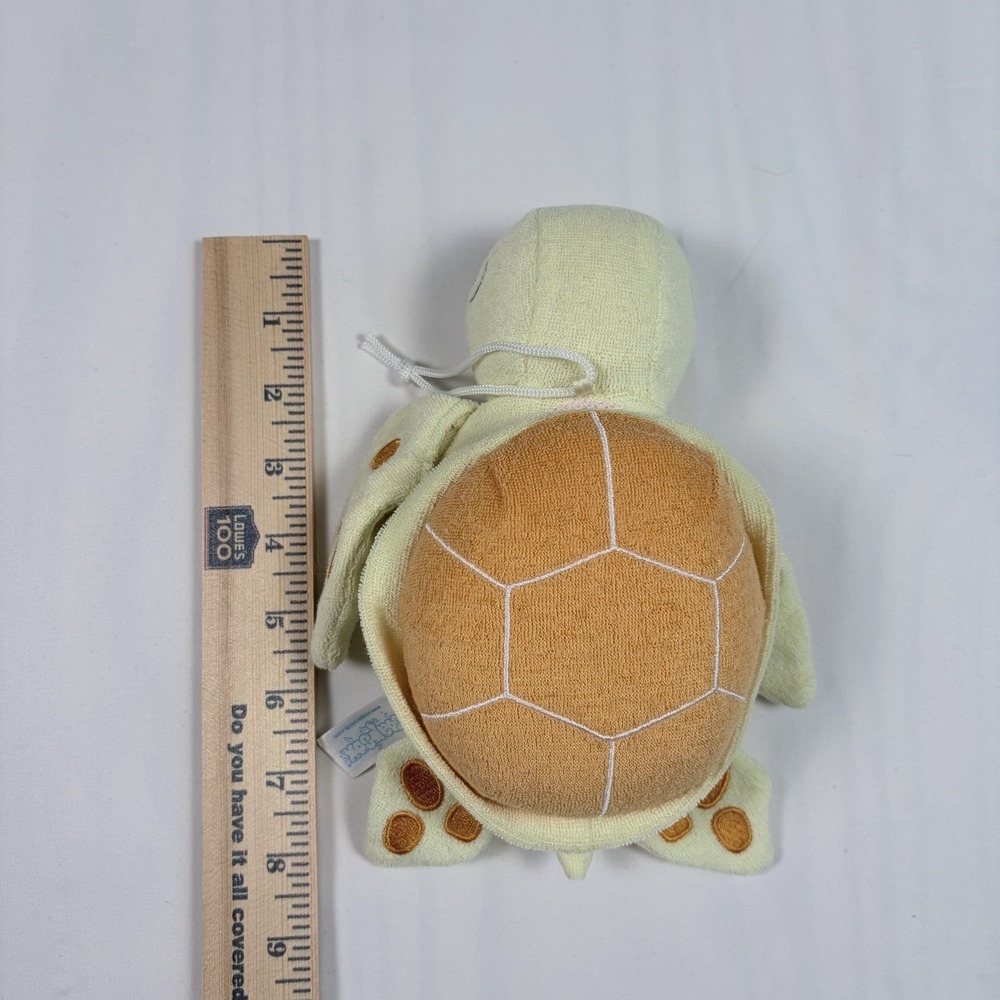 SoapSox 2020 7 Inch Yellow Taylor The Turtle Bath Scrubby Toy Soft Clean - Picture 4 of 5